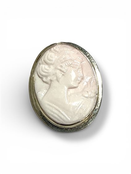 Brosche Mandile 1922 Dame Cammei  in Silber Conchiglia 2MSPCM20 - 2MSPCM20